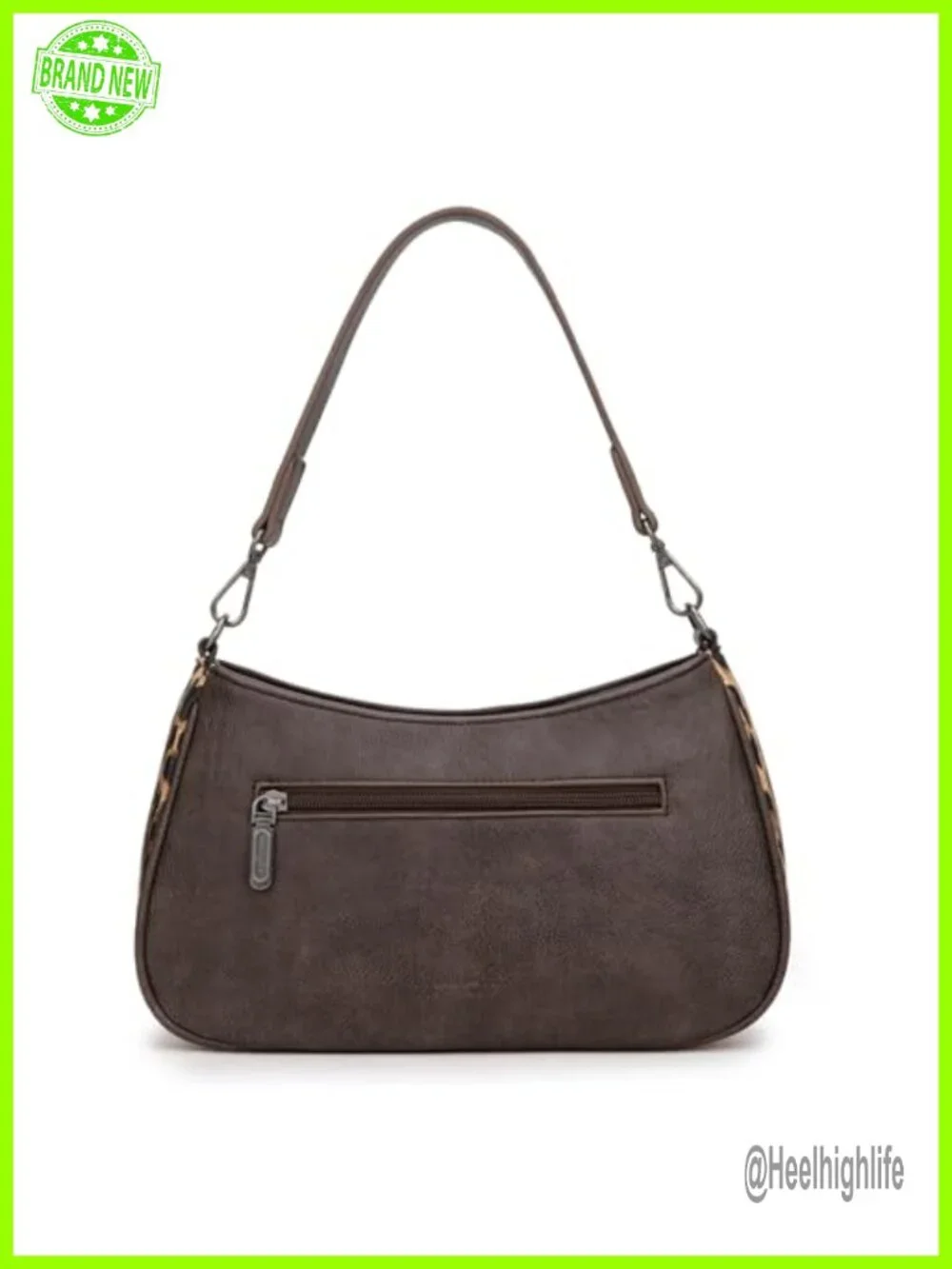Wrangler Aztec Print Hobo Shoulder Bag with Detachable Crossbody Strap